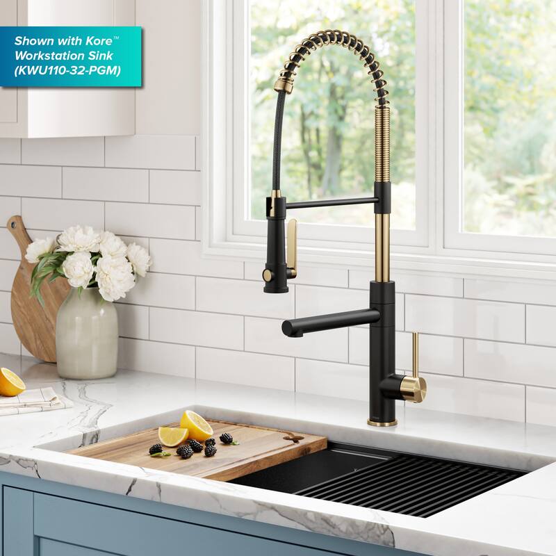 Kraus Artec 2-Function Commercial Pulldown Pot Filler Kitchen Faucet