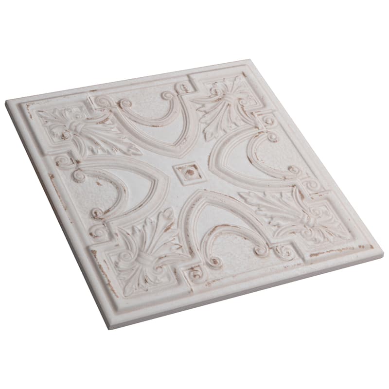 Merola Tile Fitz White 8" x 8" Ceramic Wall Tile