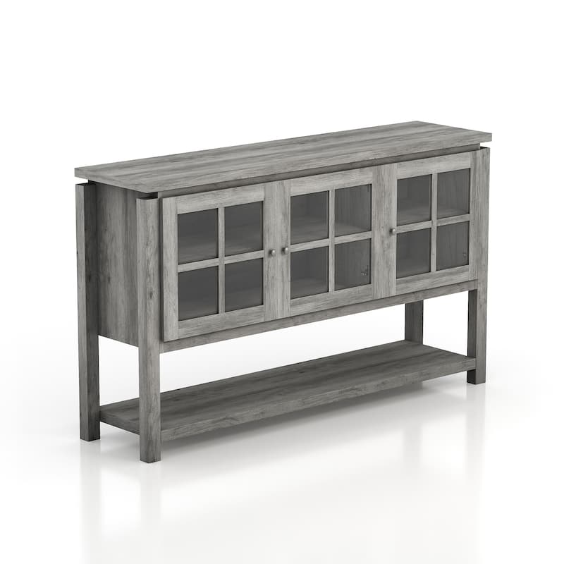 Furniture of America Wins Modern Farmhouse 5-shelf Buffet Table