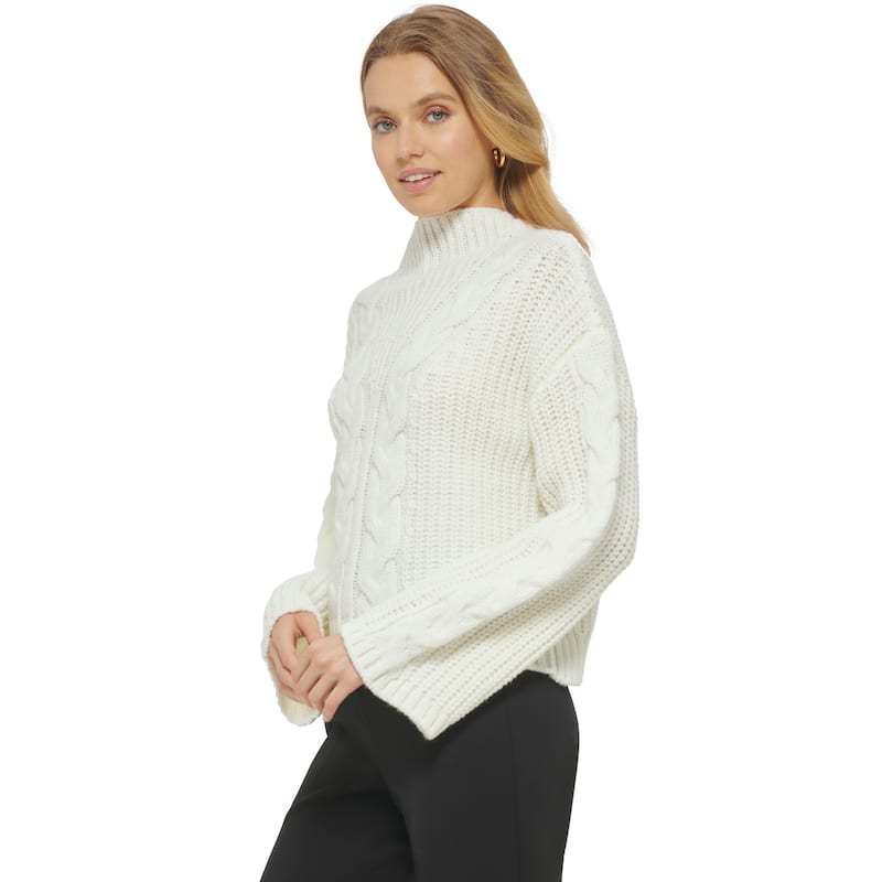 DKNY Oversized Cable Knit Sweater