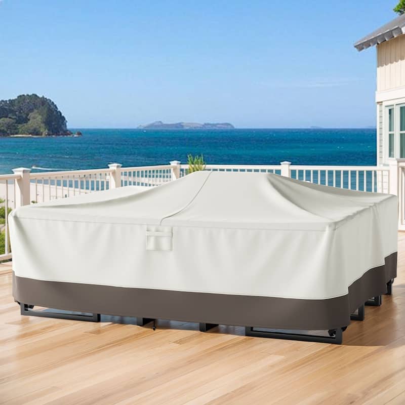 None Durable Outdoor Furniture Cover 600D Oxford Fabric