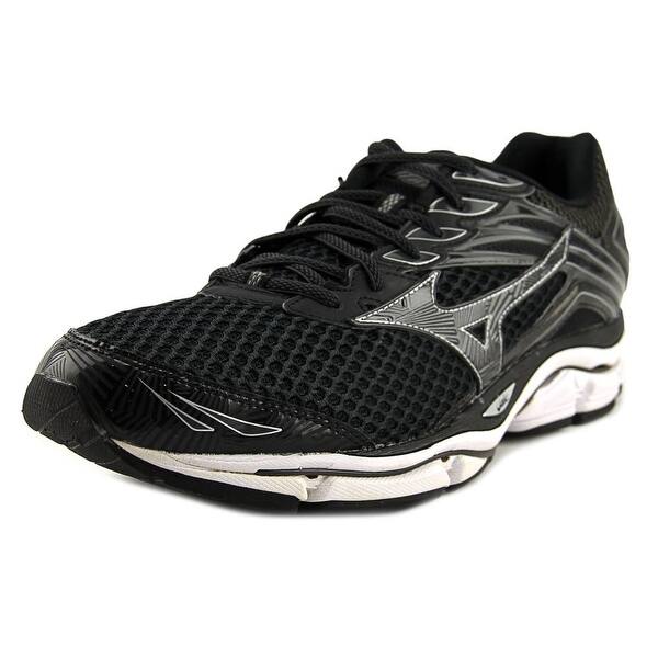Shop Mizuno Wave Enigma 6 Men Black Dark Shadow White Running Shoes Overstock 17213491