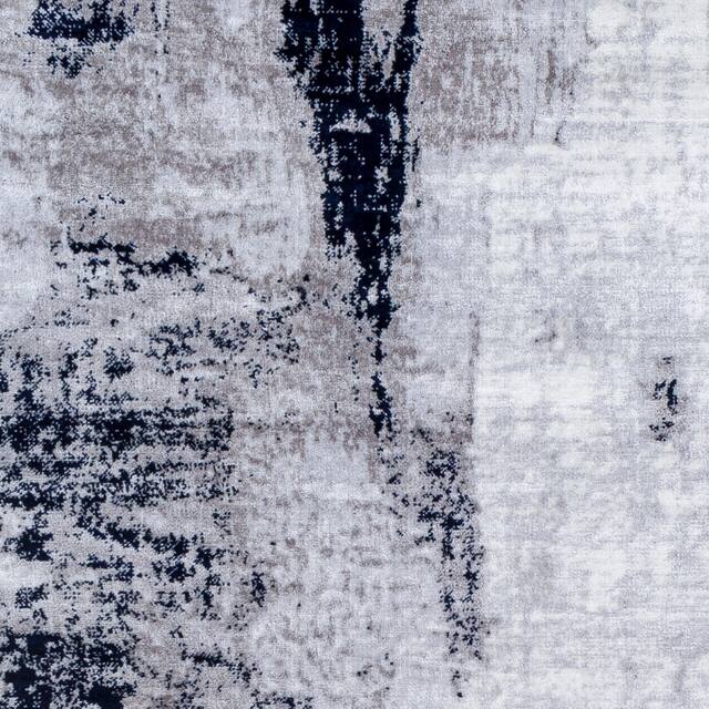 Cooke Industrial Abstract Area Rug