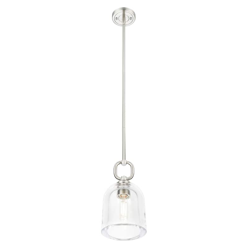 Innovations Lighting Downtown Urban - Hudson - 1 Light 6" Stem Hung Mini Pendant with Bell Shade