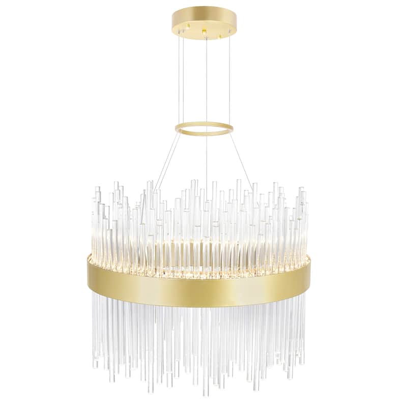 Genevieve LED Chandelier With Medallion Gold Finish - Medallion Gold