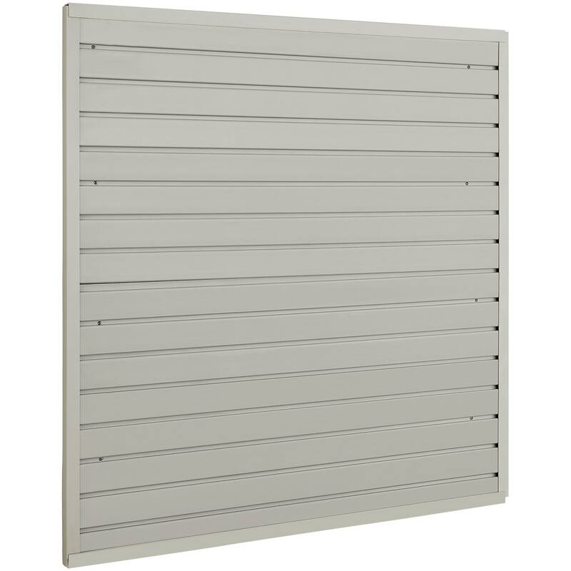 Heavy Duty Garage Slat Wall Organizer Panels with Universal Groove Design