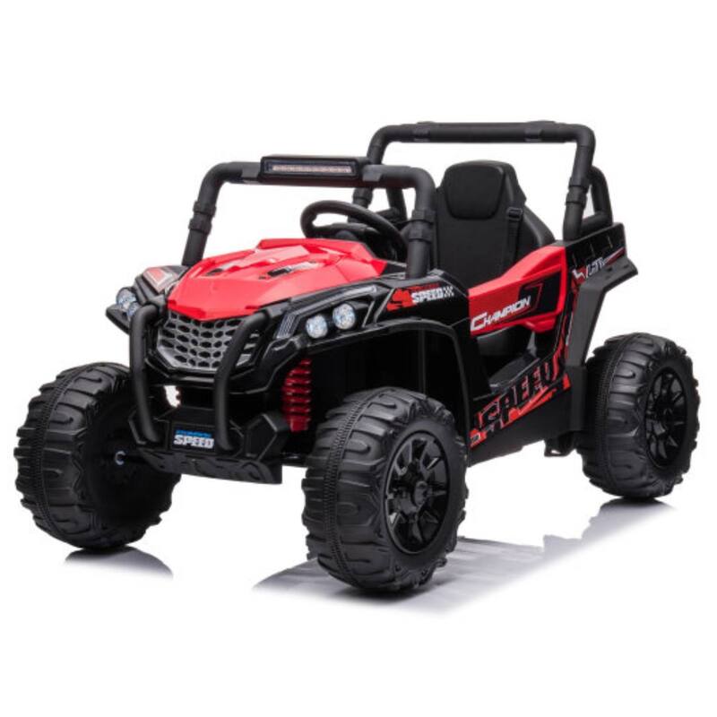 Electric Off-Road Truck 12V Kids Ride On UTV Car Toy for Kids Best Gift - Red