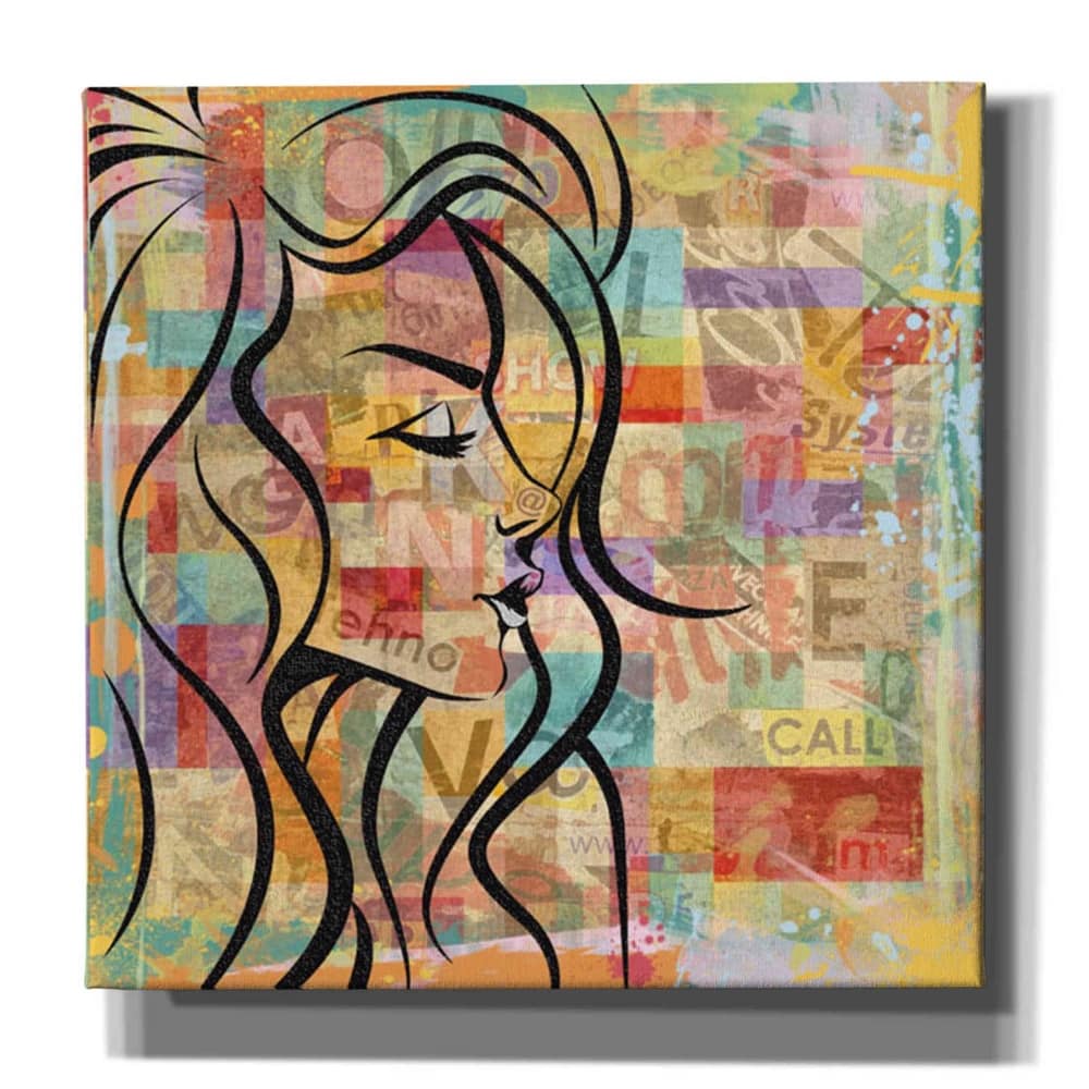 Epic Graffiti 'Billboard 2' by Karen Smith, Canvas Wall Art