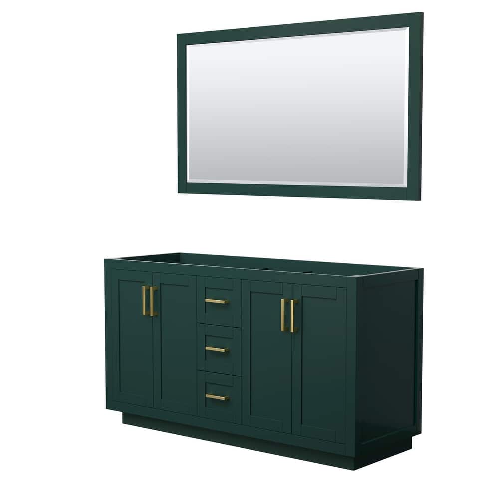 Miranda Bathroom Vanity Cabinet, 58-Inch Mirror