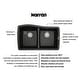 preview thumbnail 52 of 64, Karran Undermount Quartz 33 in. 50/50 Double Bowl Kitchen Sink Kit