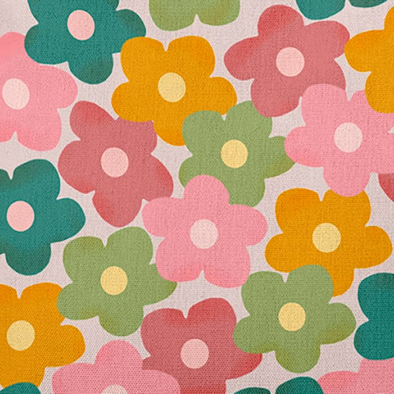Flower Stack Indoor/Outdoor Throw Pillow
