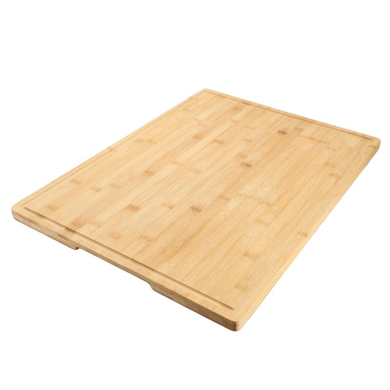 MegaChef Bamboo 24 x 18 Inch Large Cutting, Prep and Serving Board