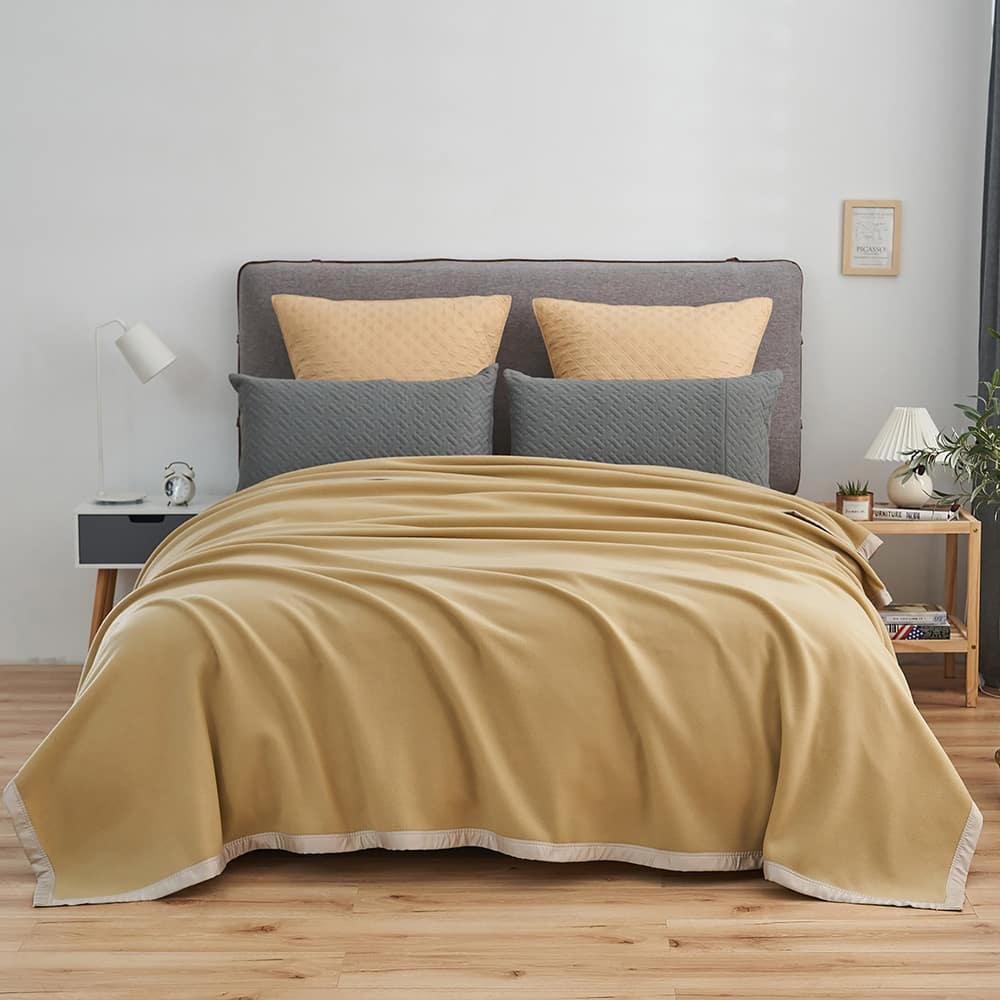 All Seasons Year Round Sheet Blanket with Satin Hem