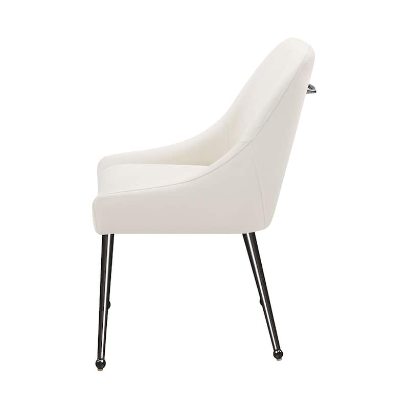 Set of 2 Velvet Upholstered Dining Side Chairs