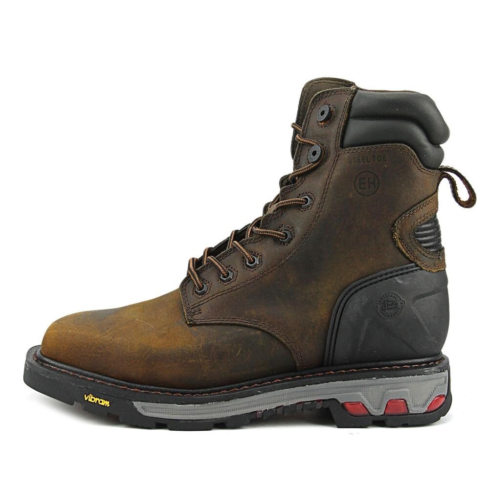 justin men's commander x5 steel work boots