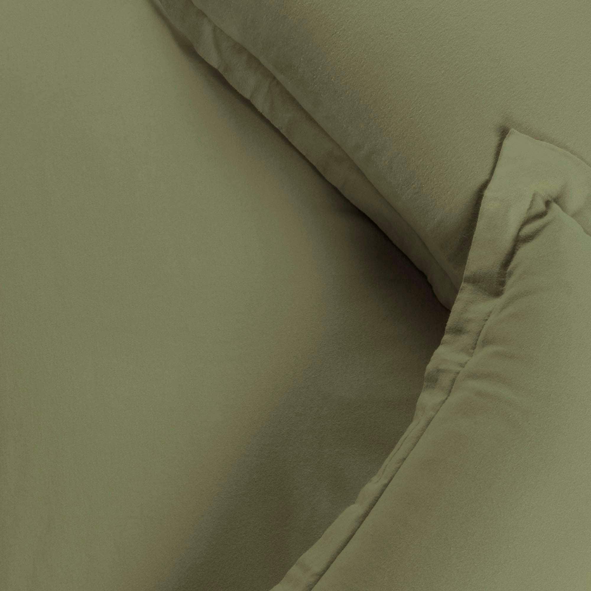 Superior Classic Solid Flannel Cotton Duvet Cover Set - Picture 38 of 45