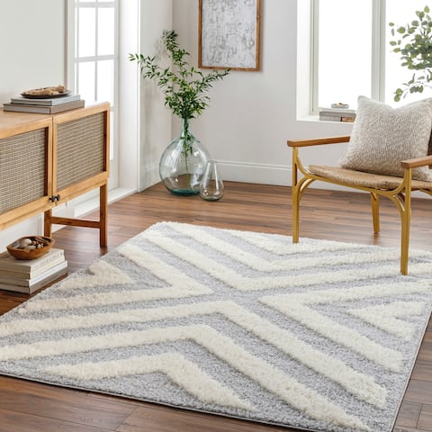 Artistic Weavers Rodos Modern Chevron Plush Area Rug