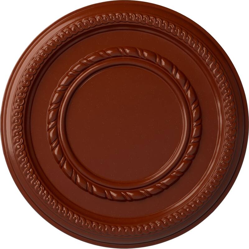 12 5/8"OD x 1 1/8"P Federal Roped Small Ceiling Medallion