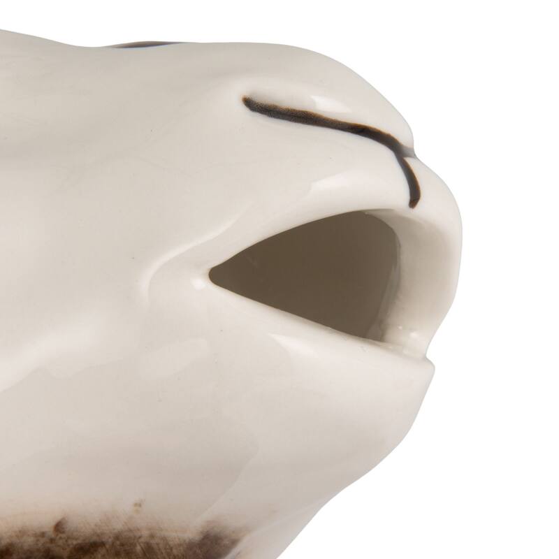 Stoneware Goat Shaped Pitcher - 6.5"L x 4.88"W x 6.88"H