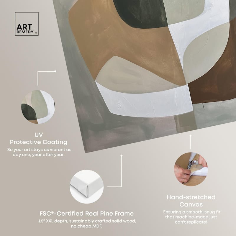 Soft Reverberations II Canvas by Art Remedy, Gallery Wrapped