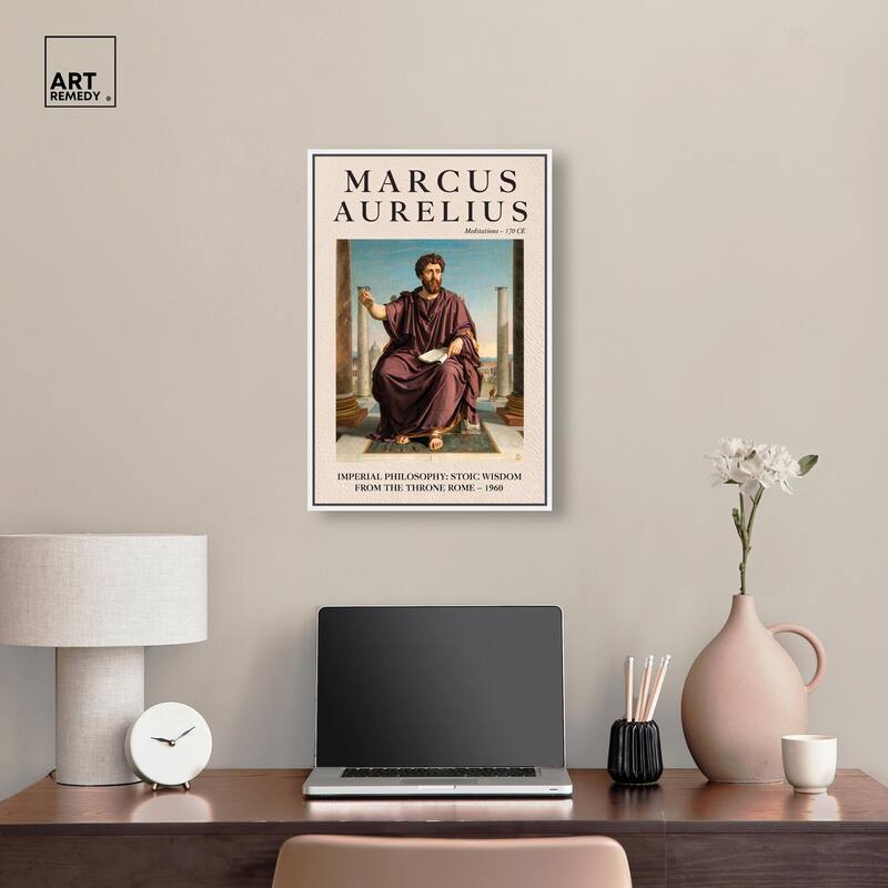 Emperor in Thought Canvas by Art Remedy