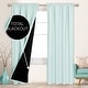 preview thumbnail 29 of 117, Deconovo 100% Full Blackout Double-Layer Rod Pocket Curtains (2 Panels)