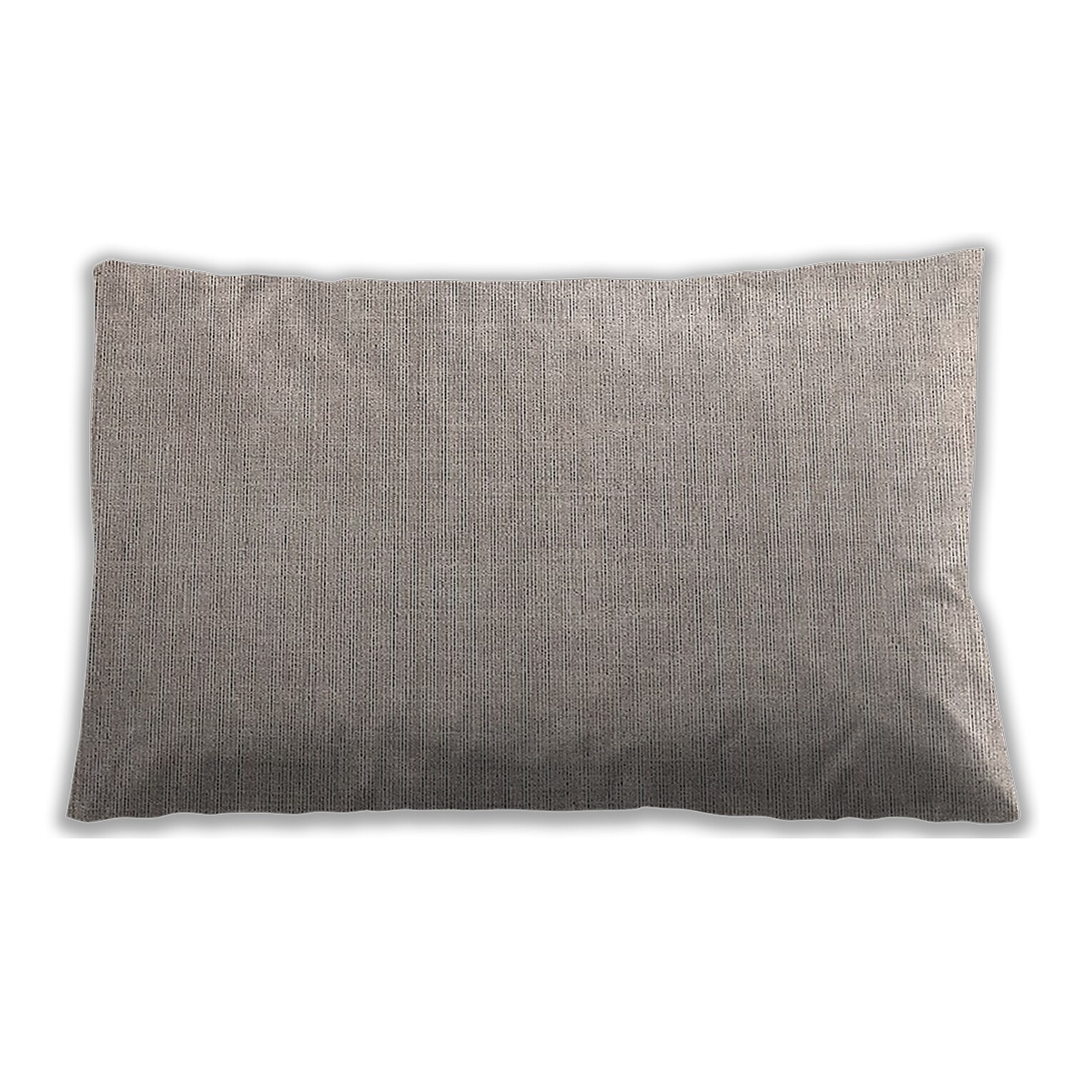 Ahgly Company Mid Century Modern Indoor Outdoor Rose Gold Pink Lumbar Throw Pillow