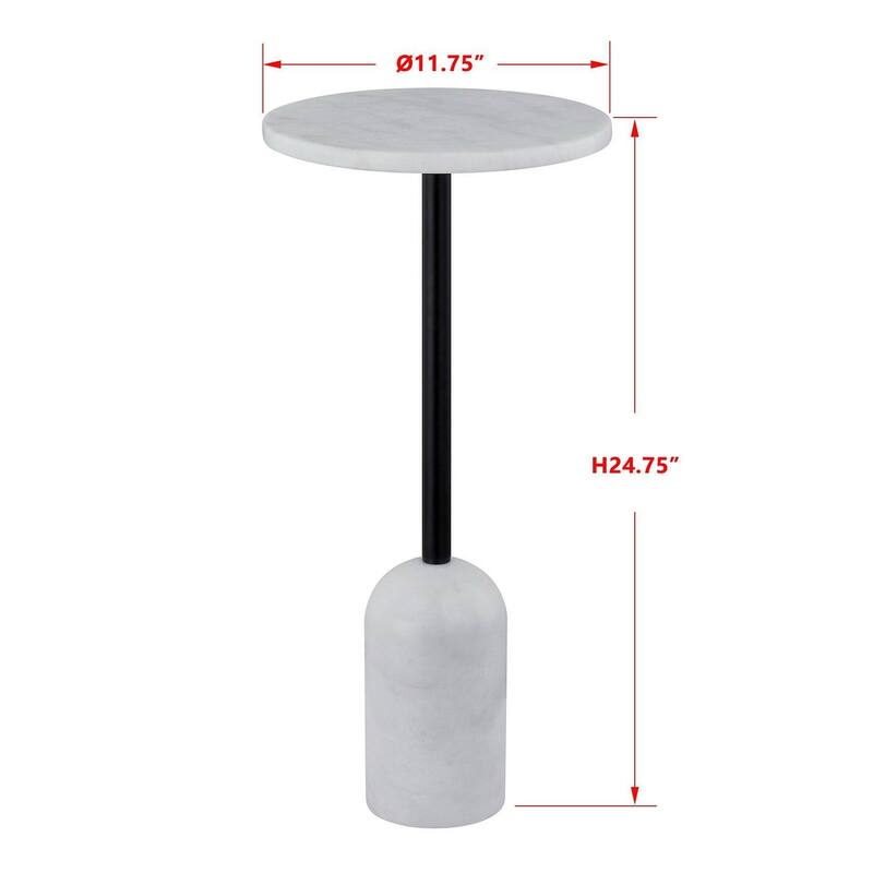 Sonny End Table, Marble