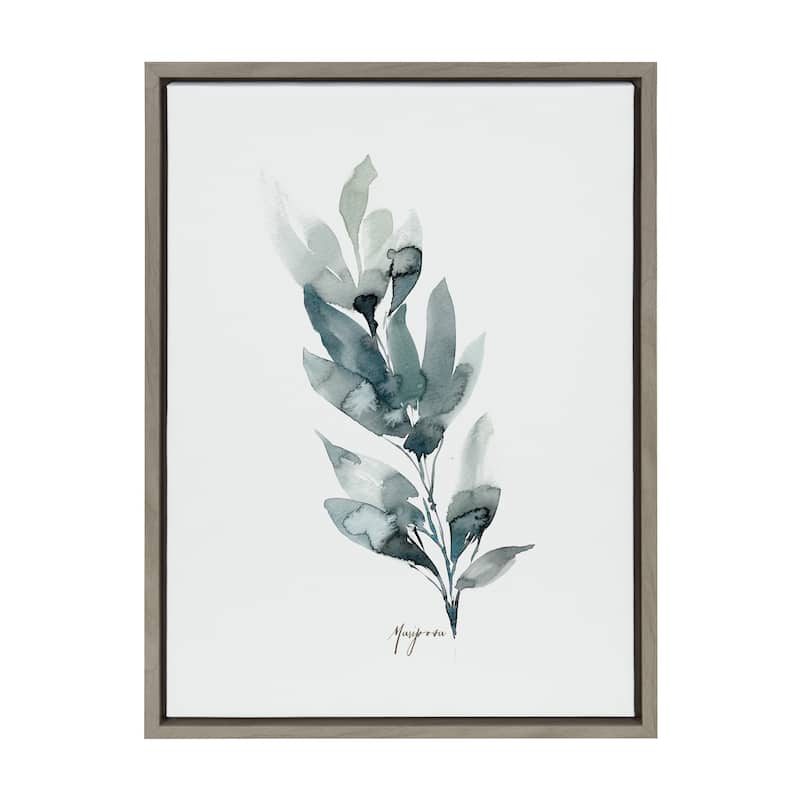 Kate and Laurel Sylvie Wild Mariposa Framed Canvas by Sara Berrenson