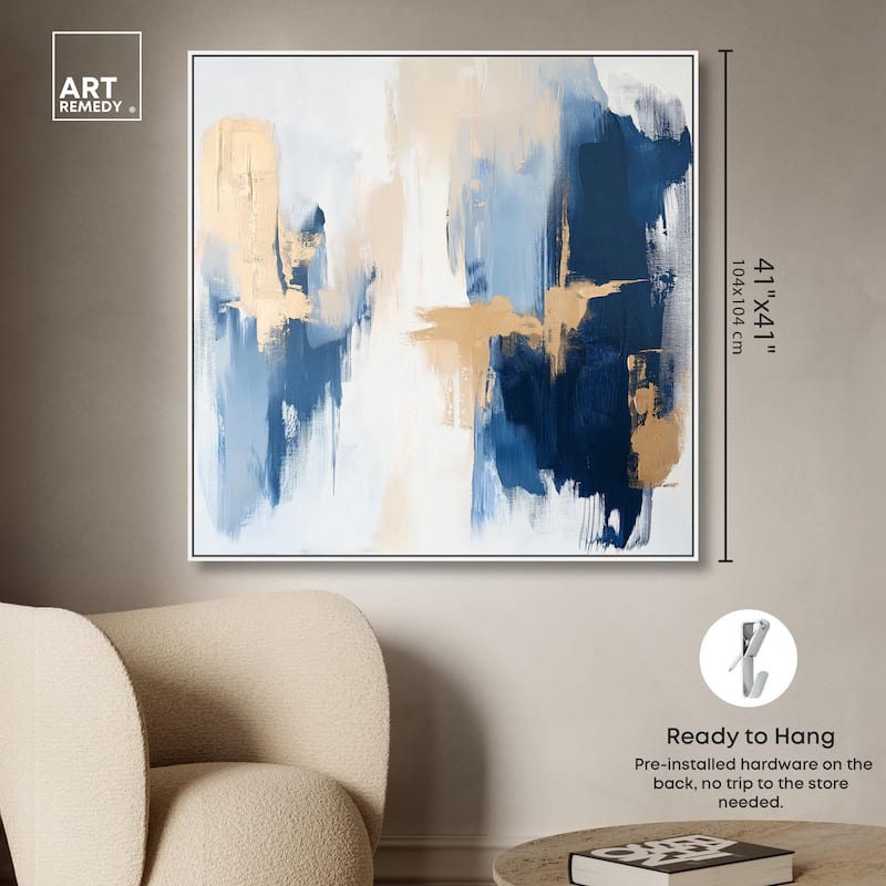 Tranquil Blue Depths II Canvas by Art Remedy