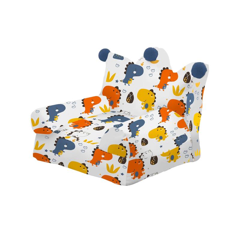 High-density Padding Kids Sofa with Armrest and Extra Pilow - 24" x 20" x 22"(L x W x H)