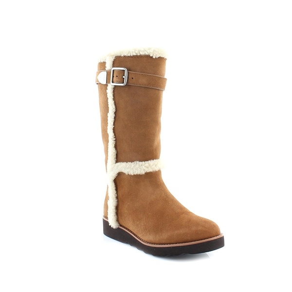 Coach Womens BELMONT Closed Toe Mid-Calf Cold Weather Boots