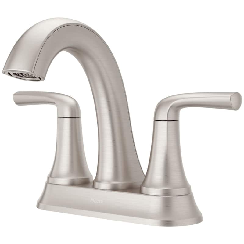 Pfister LG48-MCA0 McAllen 1.2 GPM Centerset Bathroom Faucet with - Spot Defense Brushed Nickel