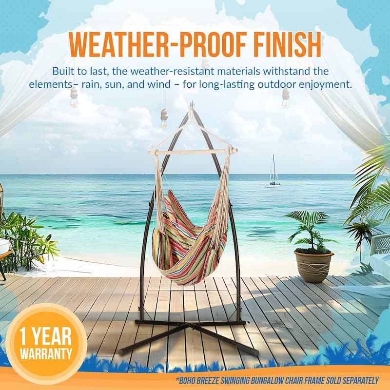 Island Retreat Boho Breeze Swinging Bungalow Chair