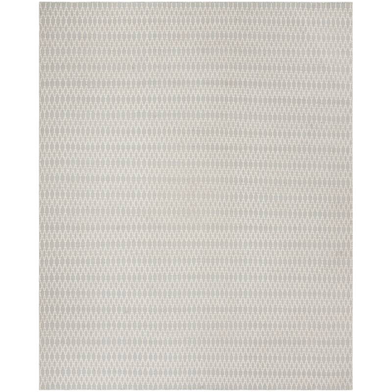 SAFAVIEH Handmade Oasis Pieternel Casual Wool Rug - 9' x 12' - Grey/Ivory
