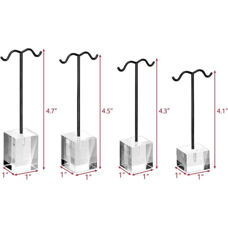 Acrylic Earring Display Set - S - Black