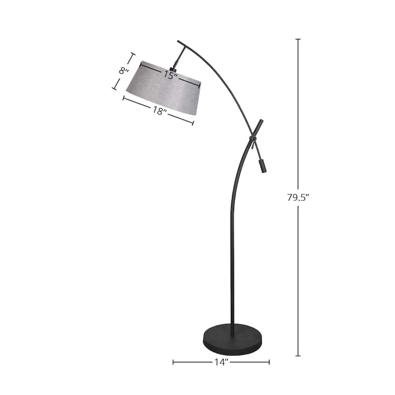 Metal 80" Floor Lamp