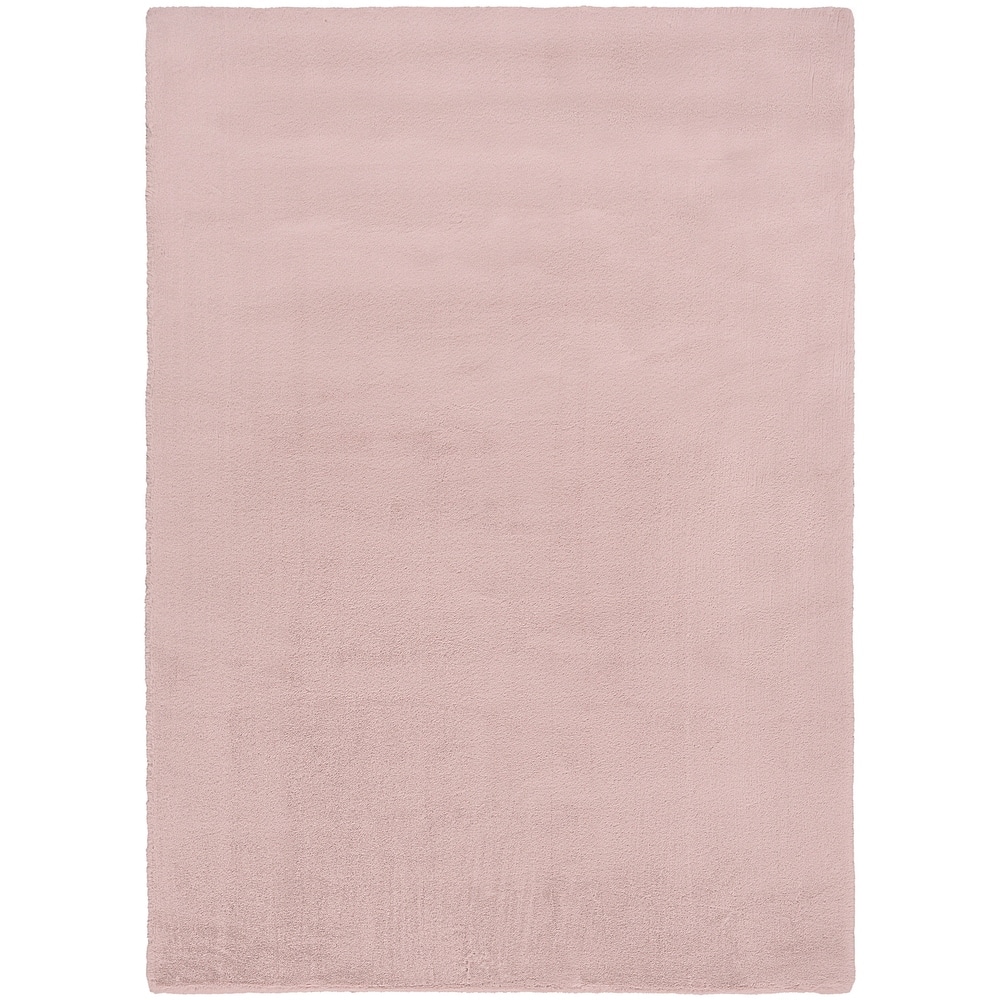 Nourison Soft Plush Faux Fur Indoor only Solid Area Rug