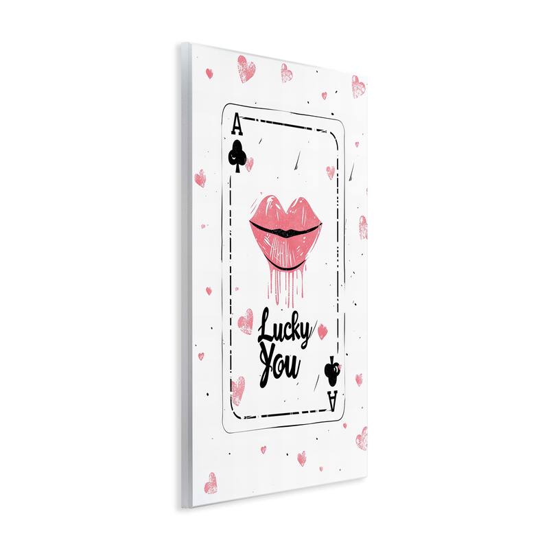 Stupell Lucky You Playing Card Wall Plaque Art Design By LSR Design Studio