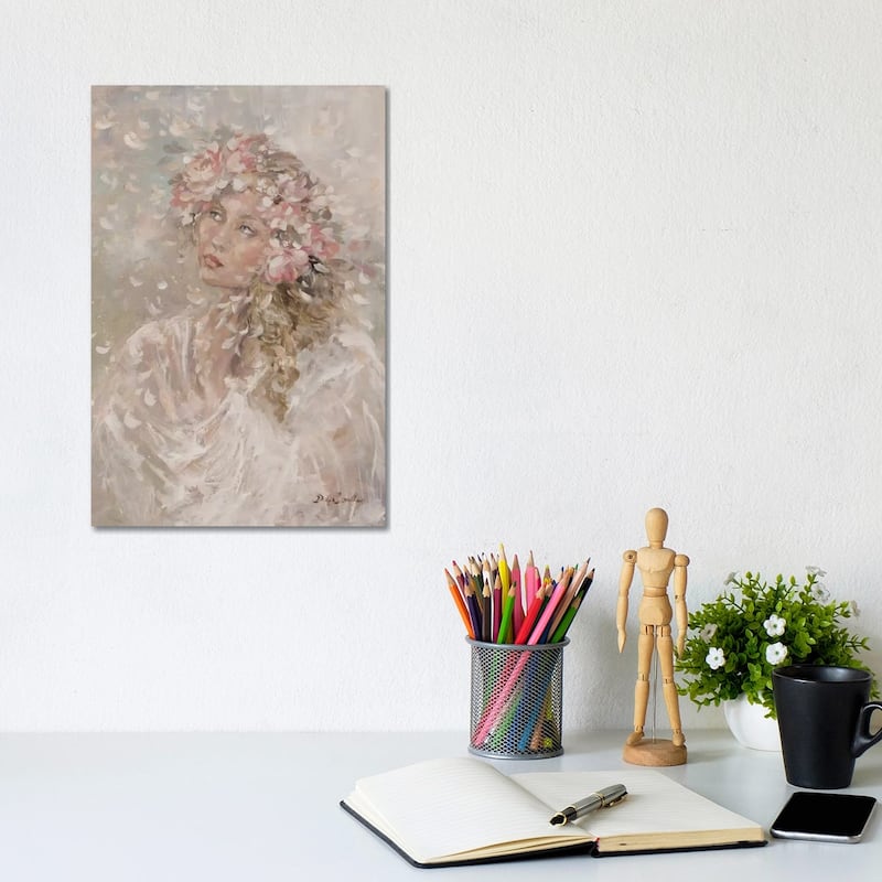 iCanvas "Prairie Bride" by Debi Coules Canvas Print - 12x8x0.75