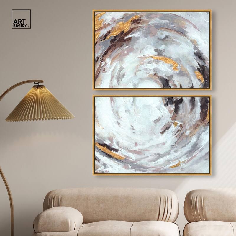Cyclone Art Canvas Set of 2 by Art Remedy