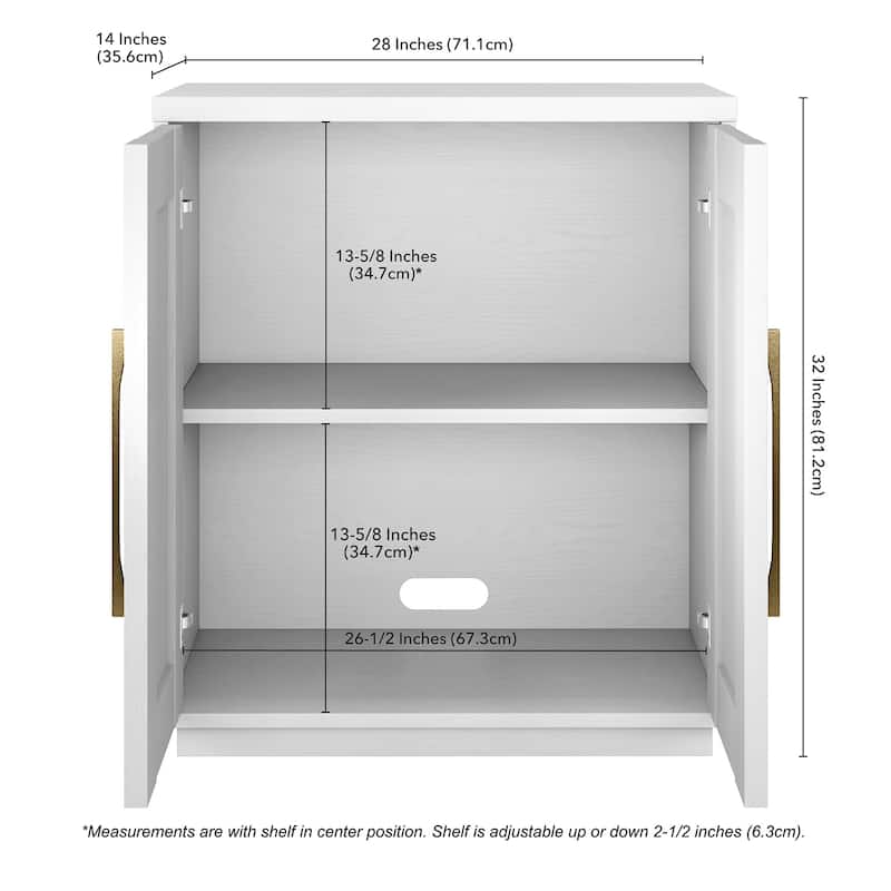 Tillman 28" Wide Rectangular Accent Cabinet - 28" Wide