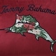 preview thumbnail 7 of 5, Tommy Bahama Holiday Marlin Red Throw Pillow