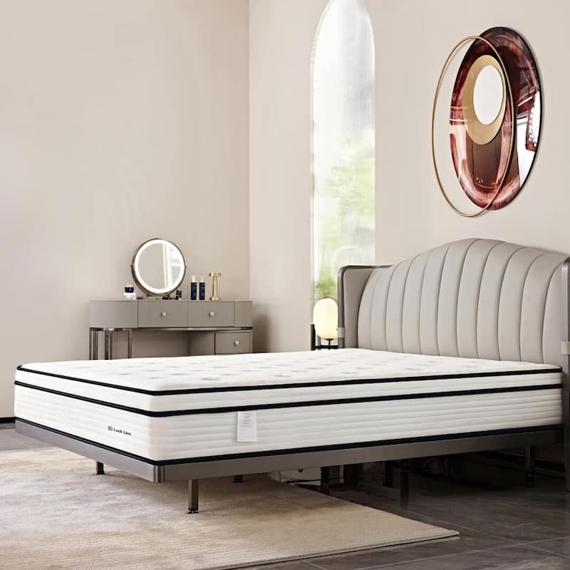 10 inch Gel Memory Foam Independent Bagged Spring Mattress in a Box