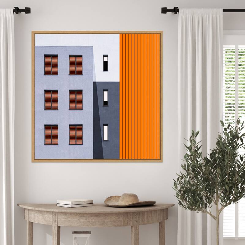 Facade by Inge Schuster Framed Canvas Wall Art Print