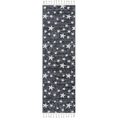 Well Woven Kennedy Stars Plush Area Rug