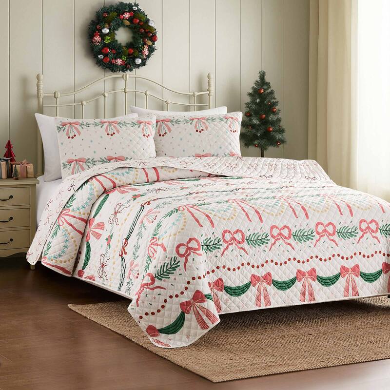 Avanti Linens Bows & Branches Quilt Set