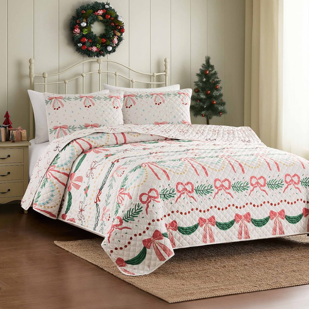Avanti Linens Bows & Branches Quilt Set