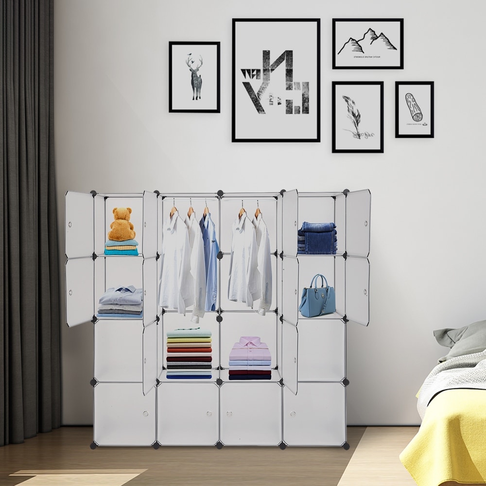 BirdRock Home Navy Linen Cube Organizer Shelf with 4 Storage Bins -  Collapsible Bedroom Fabric Shelves and Cubes - Yahoo Shopping