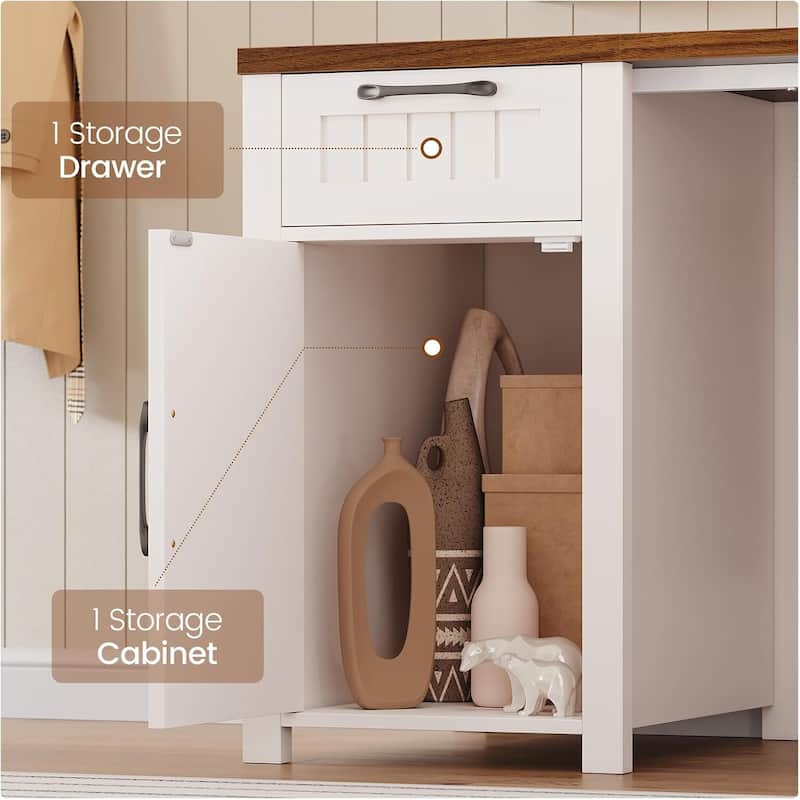 Executive L Shaped Desk Office Desk Drawers Storage Drawers Cabinet